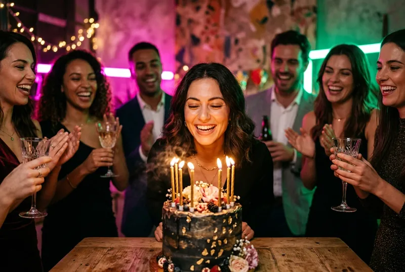 Doğum Günü Pasta ve Kutlama Anı