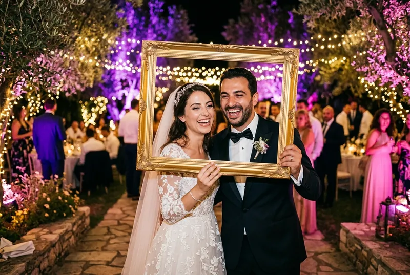 Düğün Çifti ve Nedimeler